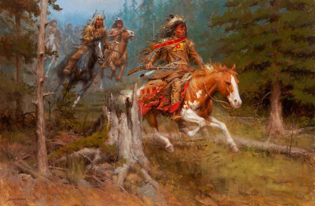 Andy Thomas, oil on canvas