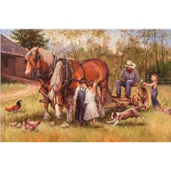 Jim Daly, oil on canvas