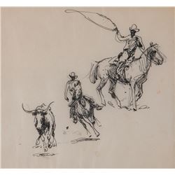 Edward Borein, two works