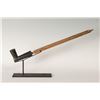 Image 1 : Blackfeet Pipe and Stem, 20" overall