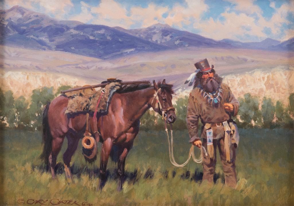 Gary Carter, oil on board