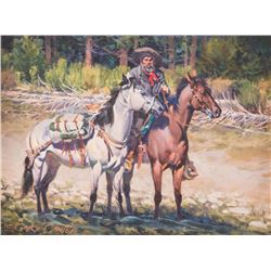 Gary Carter, oil on board