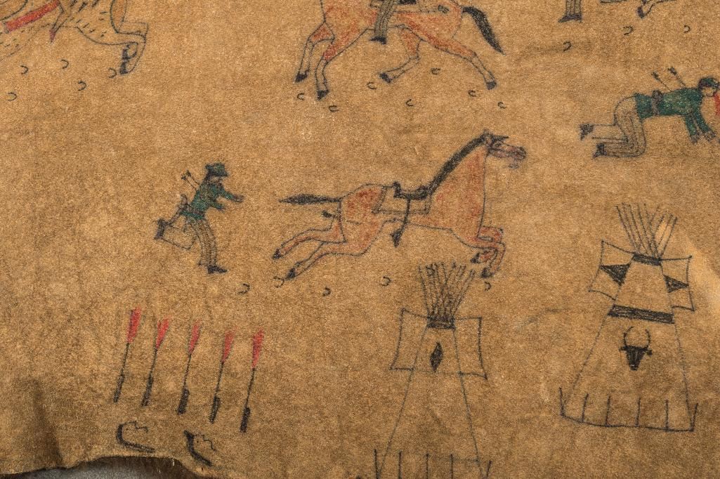 Painted Buffalo Robe