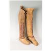 Image 1 : Kiowa Beaded Hightop Man's Moccasins, 10.5" long