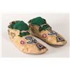 Image 1 : Kiowa Beaded Man's Moccasins, 9.5" long