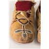 Image 3 : Southern Plains Beaded Man's Moccasins, 10" long