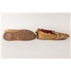 Image 4 : Southern Plains Beaded Man's Moccasins, 10" long