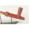 Image 2 : Sioux Catlinite Pipe with Puzzle Stem, 22.5" overall