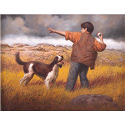 Jim Daly, acrylic on board