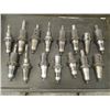Image 1 : CAT45 Misc End Mill Holders, 15 Total