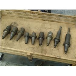 CAT45 Misc End Mill Holders, 9 Total