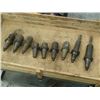 Image 1 : CAT45 Misc End Mill Holders, 9 Total