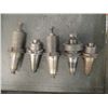 Image 2 : CAT45 Shell End Mill Holders, 5 Total