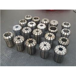 Kennametal/Erickson DA400 Collets, 20 Total