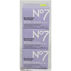 LOT OF 3 N°7 BEAUTIFUL SKIN DAYCREAM SPF 15
