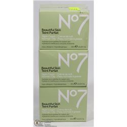 LOT OF 3 N°7 BEAUTIFUL SKIN DAYCREAM SPF 15