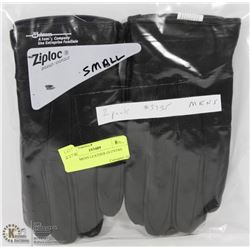 2 PACK MENS LEATHER GLOVERS SMALL.