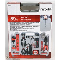 NEW IWORK 89 PC TOOL SET