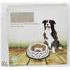 Image 1 : NEW 8" DOG BOWL WITH BONE DESIGN