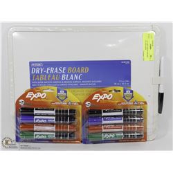 NEW 11"X14" DRY-ERASE BOARD SOLD WITH TWO NEW