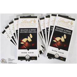 10 LINDT EXCELLENCE ROASTED ALMOND DARK