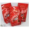 Image 1 : THREE BAGS OF LINDOR MILK CHOCOLATE S