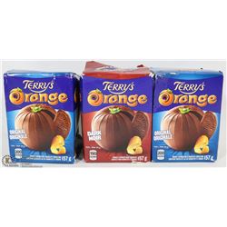 THREE TERRY'S CHOCOLATE ORANGES