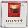 Image 1 : FOUR 200G BOXES OF MERCI ASSORTED CHOCOLATES