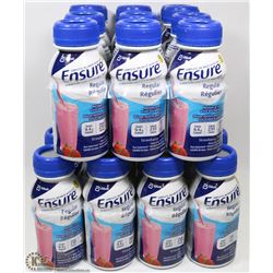 CASE OF 24 STRAWBERRY REGULAR ENSURE MEAL