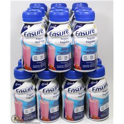 CASE OF 24 STRAWBERRY REGULAR ENSURE MEAL