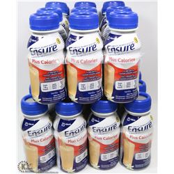 CASE OF 24 VANILLA PLUS CALORIES ENSURE MEAL