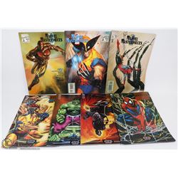 2 FULL SETS OF MARVEL MASTERPIECES COMICS