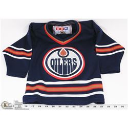 OILER'S HOCKEY JERSEY - CHILD'S SIZE SMALL -