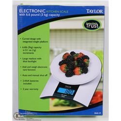 TAYLOR ELECTRONIC KITCHEN SCALE