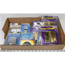 HOME HARDWARE & ACCESSORIES: INCL 5 BRASS HINGES