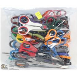 LARGE BAG OF ASSORTED SCISSORS