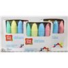 Image 1 : LOT OF 3 JUMBO SIDEWALK CHALK SETS