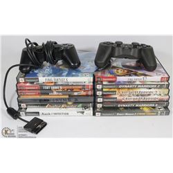 BOX W/13 PLAYSTATION 2 GAMES &