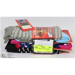 3PK LADIES HEAT WAVE SOCKS.