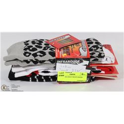 3PK LADIES HEAT WAVE SOCKS.
