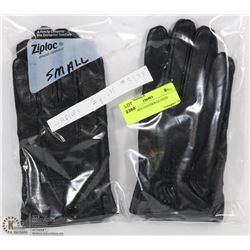 2PK LADIES LEATHER GLOVES SMALL.