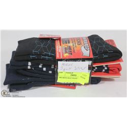 3PK MENS HEAT WAVE SOCKS.