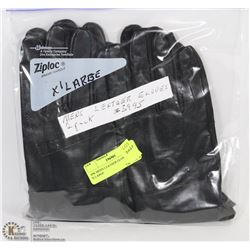 2PK MENS LEATHER GLOVES X-LARGE