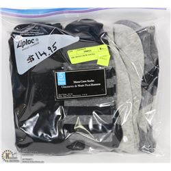 5PK MENS CREW SOCKS.