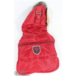 CANADIANA DOG PARKA SIZE  XS, FITS  8"-10"
