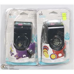 PAIR OF EK TOOLS CRAFT LAYERING PUNCHES, BUTTERFLY