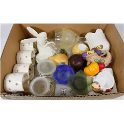 BOX FULL OF PARTYLITE VOTIVES - HOUSEHOLD