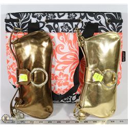 GROUP OF 3 LADIES PURSES, INCL 1 TOTE & 2 CLUTCHES