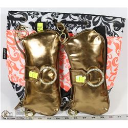 GROUP OF 3 LADIES PURSES, INCL 1 TOTE & 2 CLUTCHES