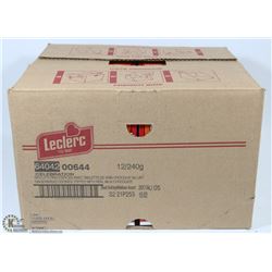 CASE WITH TEN 240G BOXES OF LECLERC